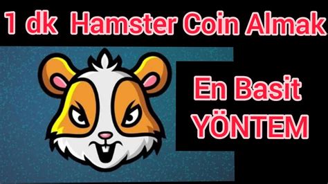hamster coin nasıl alınır